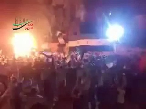 فري برس دير الزور الحرة مظاهرة مسائية حي العرفي بدير الزور 24 4 2012 ج2 DeerALzoor