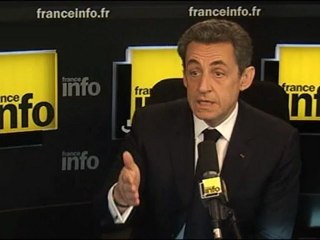 Nicolas Sarkozy invité de France Info