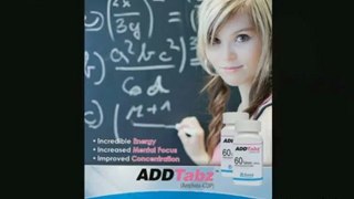 ADDTabz - Effective Adderall Alternative