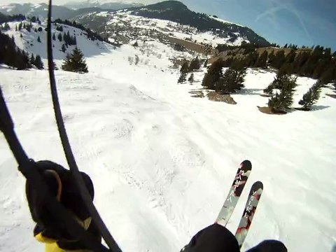 Speed riding la Clusaz Balme