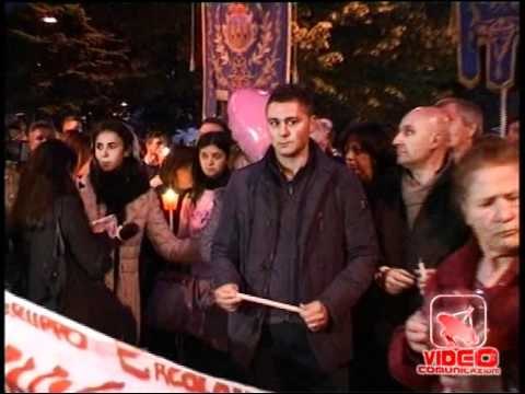 Somma Vesuviana (NA) - Fiaccolata per Melania Rea a un anno dalla morte (19.04.12)