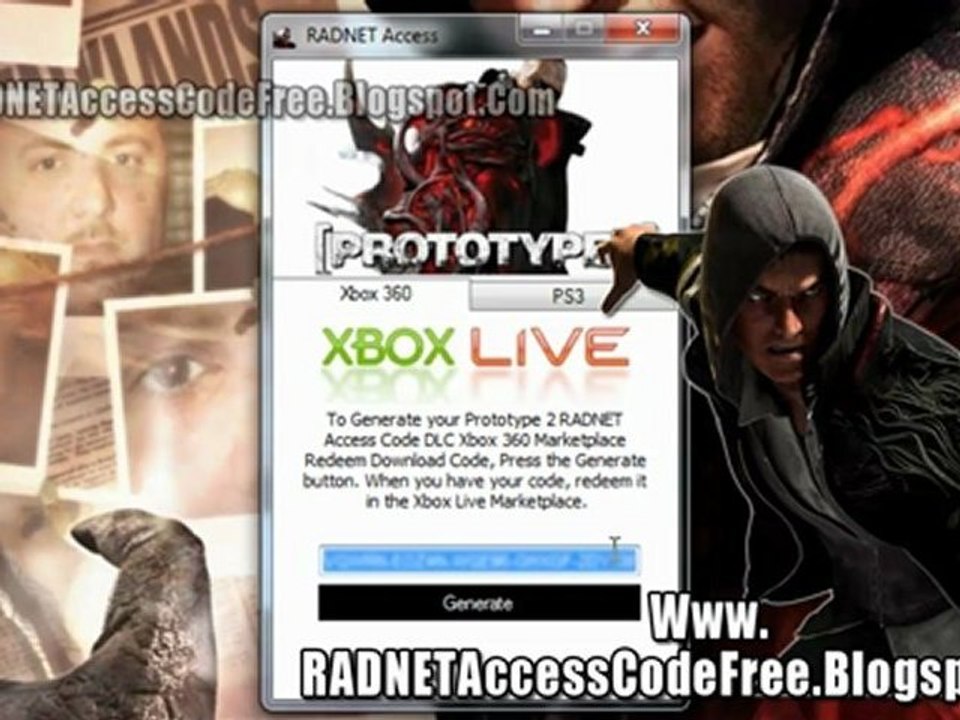 Prototype 2 RADNET Access DLC Free Giveaway