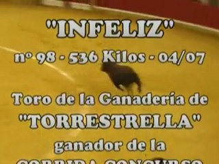 Infeliz, de Torrestrella, Ganador Concurso Zaragoza 2012