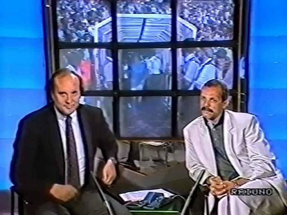 Coppa UEFA 1988-89 - Stoccarda - Napoli 3-3 - finale ritorno - Intervallo