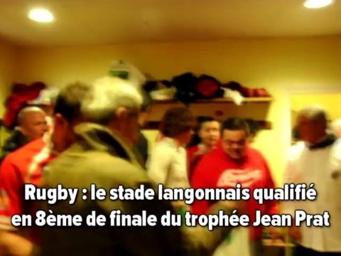 Rugby: stade langonnais qualifié en 8ème de finale