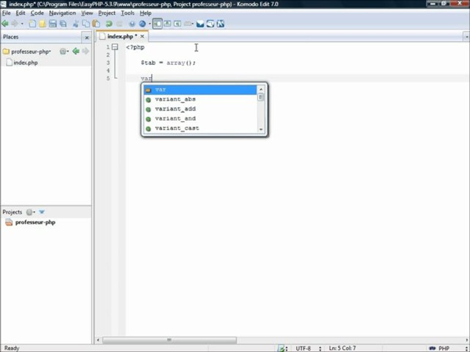 Tableau Array PHP - 1/4 - Apprendre PHP avec Professeur-PHP.com