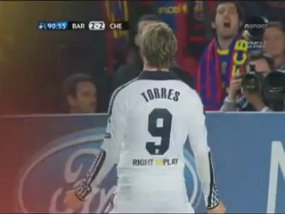 FC Barcelona vs Chelsea London 2:2 Torres