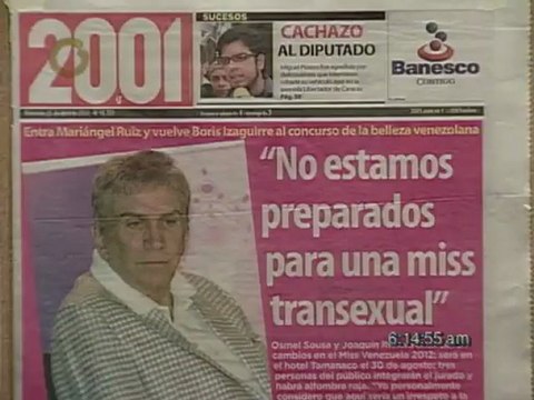 Titulares de Primera Página este 25 de Abril