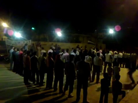 فري برس حلب الجينة بريف حلب مظاهرة مسائية 24 4 2012 ج2 Aleppo