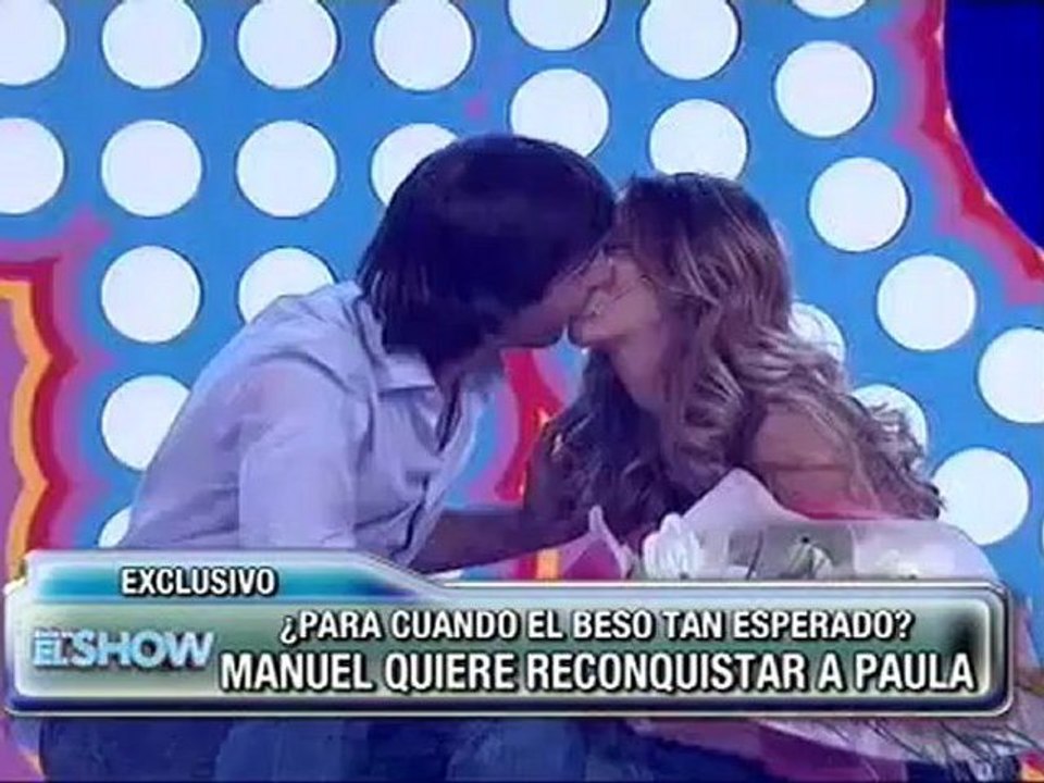 Manuel y Paula se besaron EEES