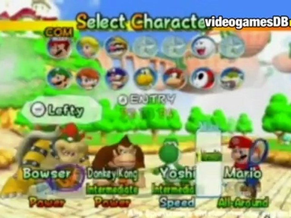 Mario Power Tennis - New Play Control !