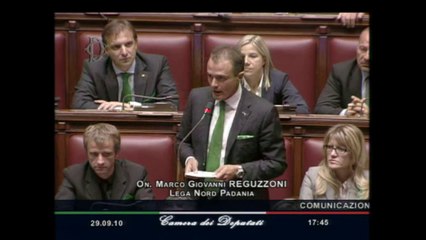 Fiducia a Berlusconi - L'intervento integrale di Reguzzoni (Lega)