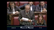 Fiducia a Berlusconi - L'intervento integrale di Di Pietro (Idv)