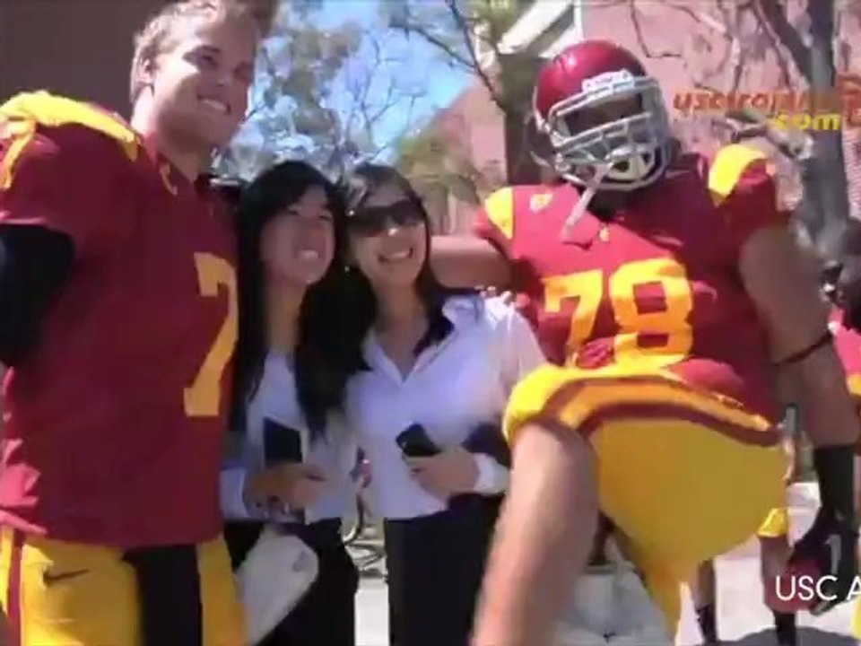 New Video Shows USC Football Players Joking Aro...