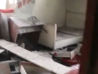 فري برس حلب الاتارب  اثارالدمار نتيجة القصف العشوائي1 5 2012 Aleppo