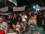 فري برس ادلب سرمين مظاهرة مسائية حاشدة نصرة للمدن المنكوية 1 5 2012 Idlib