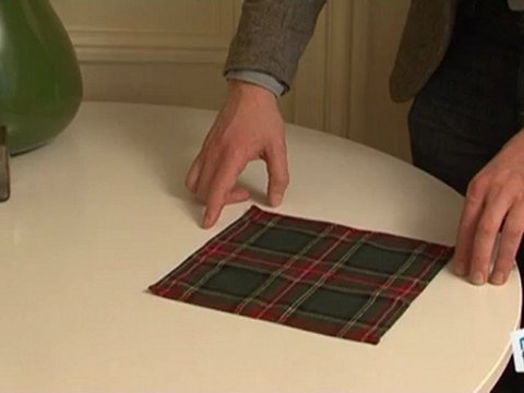 Beauté mode : Pliage une pointe d’une pochette