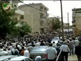 فري برس ريف دمشق قطنا المحتلة  تشييع الشهيد عدنان عمر 1 5 2012