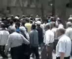 فري برس ريف دمشق قطنا  مظاهرة1 5 2012 Damascus