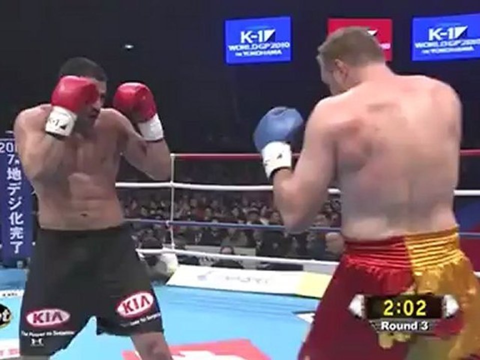 Alexey Ignashov vs Badr Hari  - K-1 World GP 2010 In Yokohama