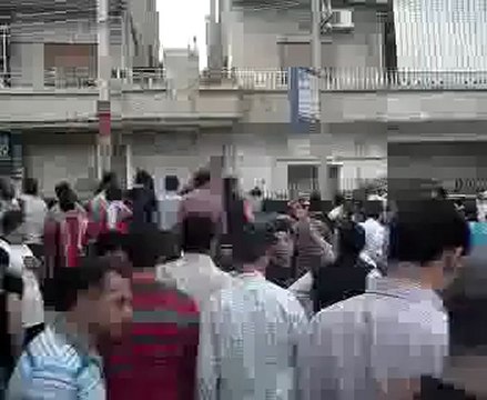 فري برس ريف دمشق قطنا موكب تشييع شيخ الشهداء عدنان عمر أبو أيمن 1 5 2012 ج4 Damascus