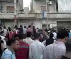 فري برس  ريف دمشق قطنا موكب تشييع شيخ الشهداء عدنان عمر   أبو أيمن 1 5 2012 ج4 Damascus