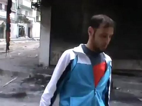 فري برس حمص ابومعاذ قرب ملحمة ابو طلال مكان وقوع الشهيد احمد باكير 1 5 2012 Homs