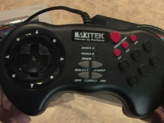 Classic Game Room - NAKITEK SUPER NINTENDO SEGA GENESIS controller review