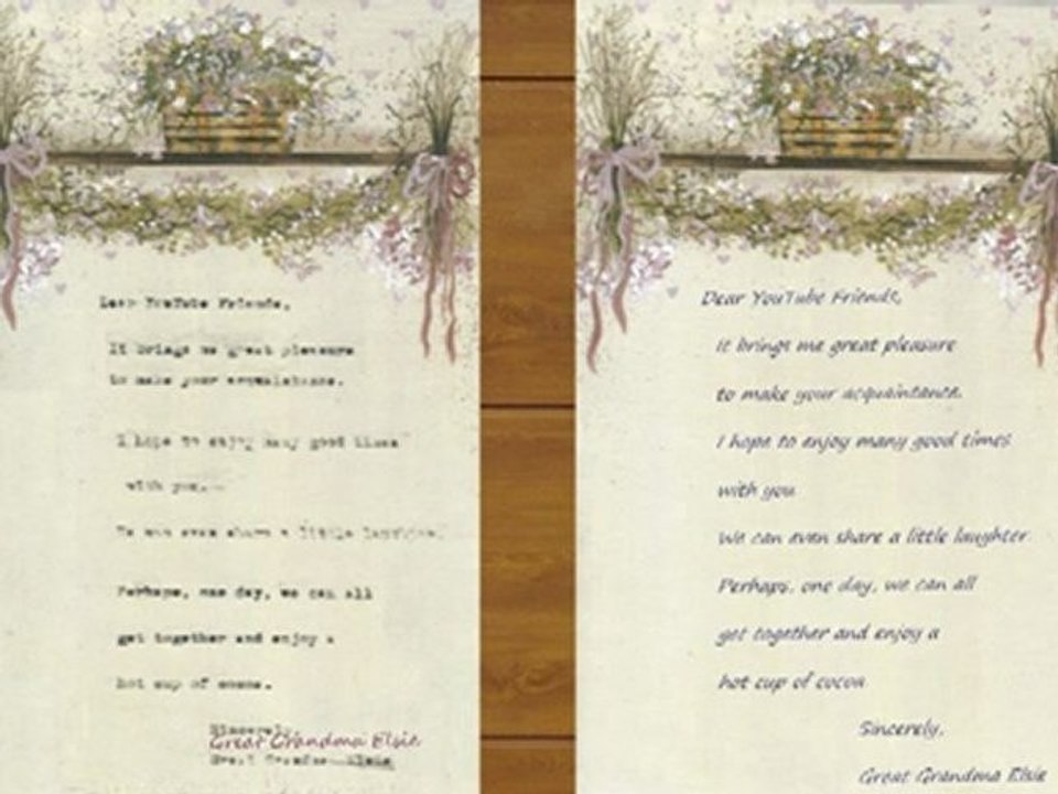 Great Grandma Elsie -- GGE Elsie -- The Recession ...