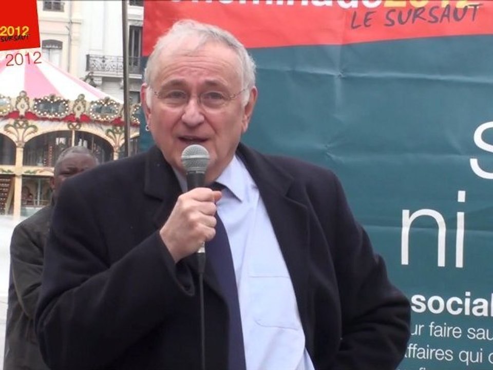 Minima sociaux / Question à J. Cheminade à Lyon 7