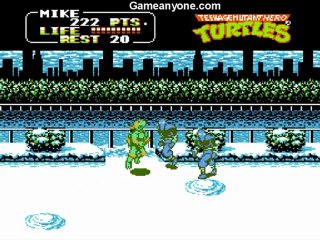 Teenage Mutant Ninja Turtles 2: The Arcade Game Playthrough (NES) (Part 2)