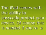 Instructions for iPad Missing