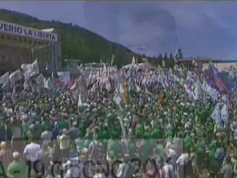 Pontida (BG) - Il discorso di Bossi