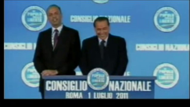 Berlusconi - Votazione Alfano ''Sono emozionato''