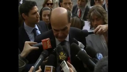 Bersani - Non c'è il diluvio dopo Berlusconi, adesso c'è il diluvio