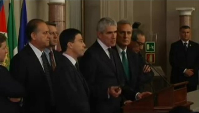 Casini - Governo Monti - Sostegno fino a termine legislatura