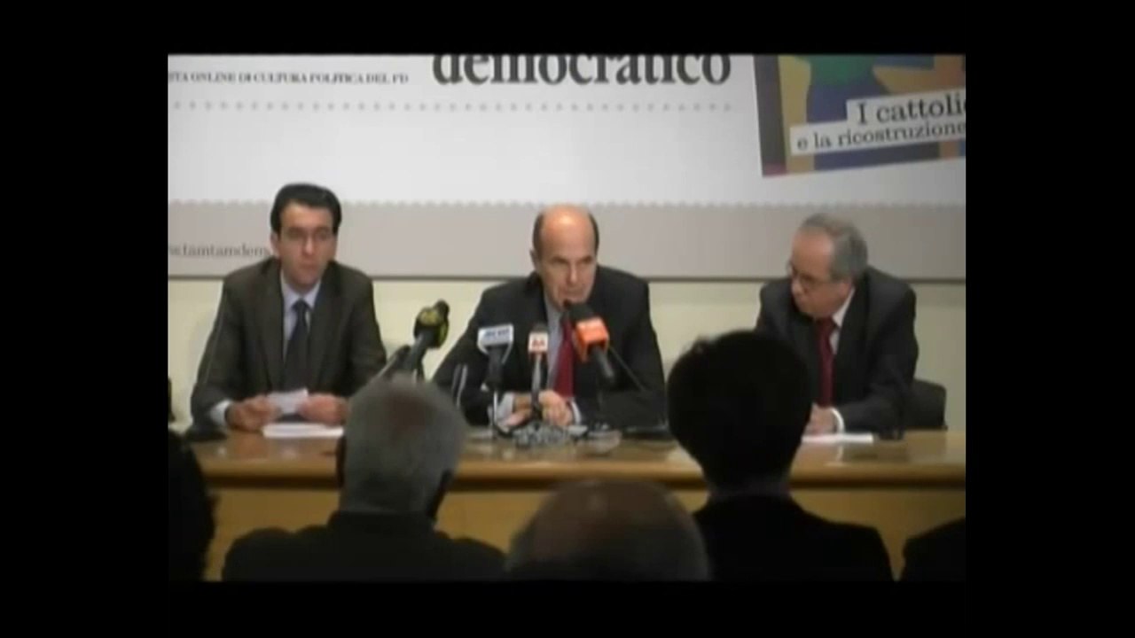 Bersani - 4 Manovra - Sulle frequenze tv il governo prenda decisioni coerenti