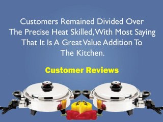 Precise Heat 3-1/2-Quart Surgical Stainless-Steel Oil Core Skillet