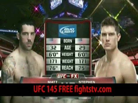 Matt Brown vs Stephen Thompson fight video