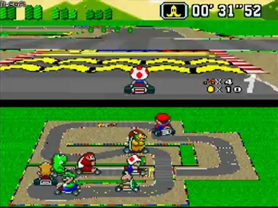 Super Mario Kart - 150cc (Commentary) - Mushroom Cup