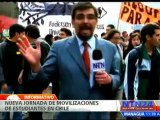 Estudiantes chilenos marchan para exigir al gobierno mejoras en el sistema de educación superior