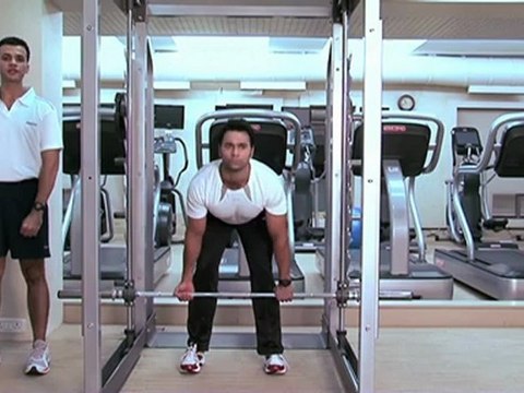 Stiff Leg Barbell Lunges : Perfect Leg Workout