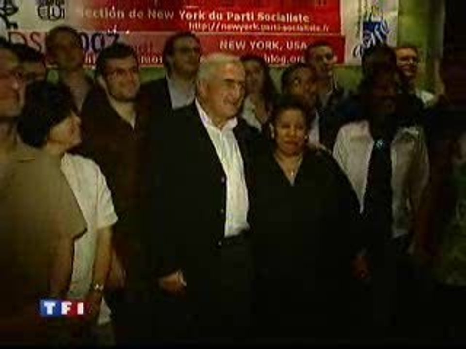DSK visite la section du PS de New York