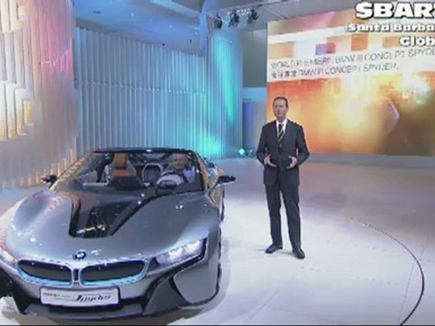 BMW i8 Spyder Electric Luxury Car Auto China 2012 Launch News
