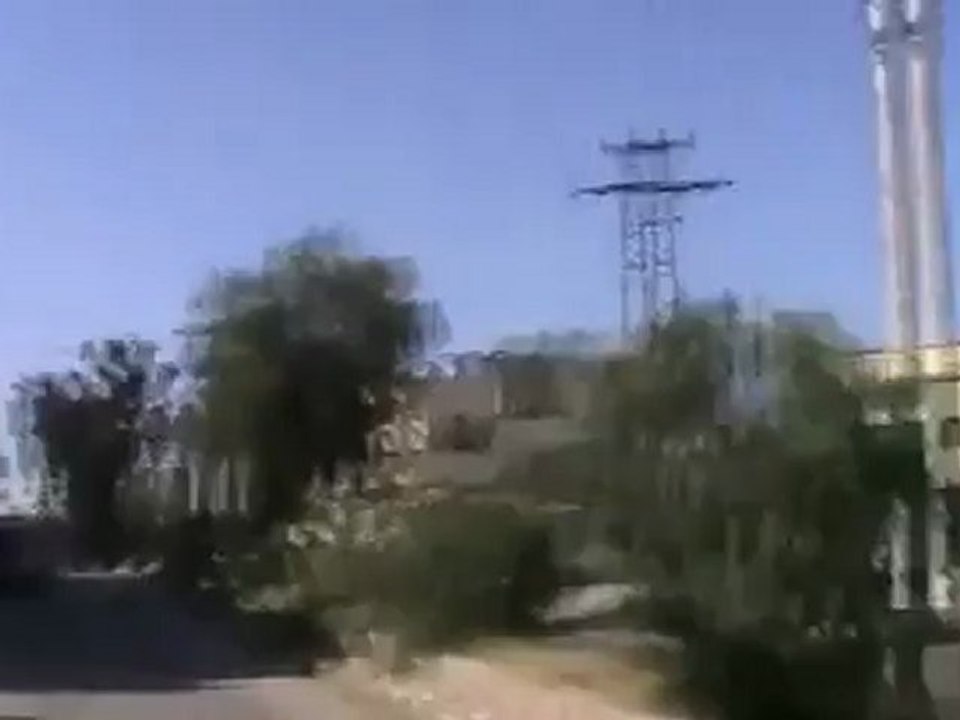 فري برس درعا خربة غزالة إضـراب ذكرى اقتحام درعا الأربعاء 25 4 2012 Daraa