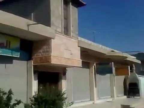فري برس درعا اليادودة إضـراب عـام ذكرى اقتحام درعا 25 4 2012 Daraa