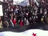فري برس درعا الغارية الشرقية مظاهرة صباحية تضامنا مع المدن المنكوبة 25 4 2012 Daraa