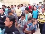 فري برس ادلب كللي المنكوبة مظاهرة الاربعاء 25 04 2012 Idlib