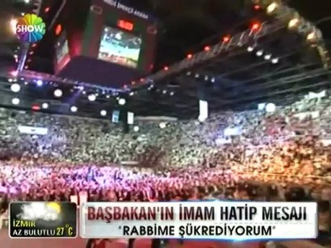 Recep Tayyip Erdoğan'ın imam hatip mesajı - 25 nisan 2012