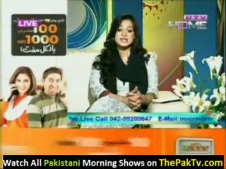 Noor Morning Show By PTV Home - 26th April 2012 - Part 1/4